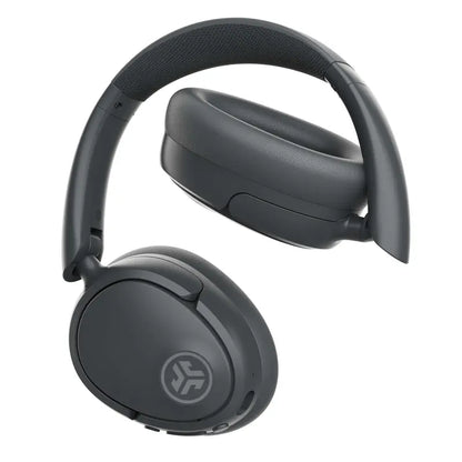 JLab JBuds Lux Active Noise Cancellation Wireless Bluetooth Headphones, Custom EQ, Over-Ear, Be Aware Safety Mode. Foldable, iPhone / Android